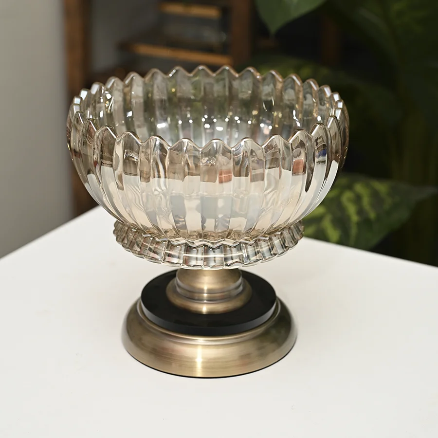 Kristal Görünümlü Dekoratif Kase