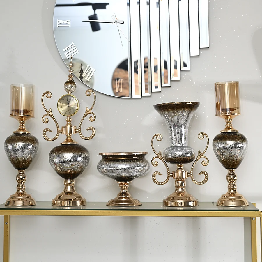 Modern Salon Konsol Dekor Seti