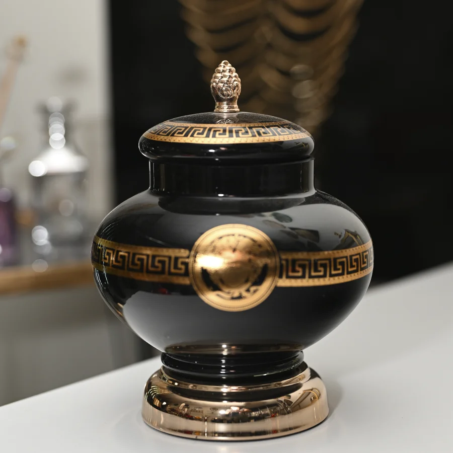 Lüks Versace Tarzı Dekoratif Şekerlik